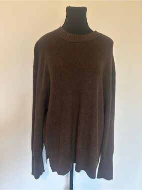 InWear Chocolate Brown Relaxed for Women's Knit Sweater